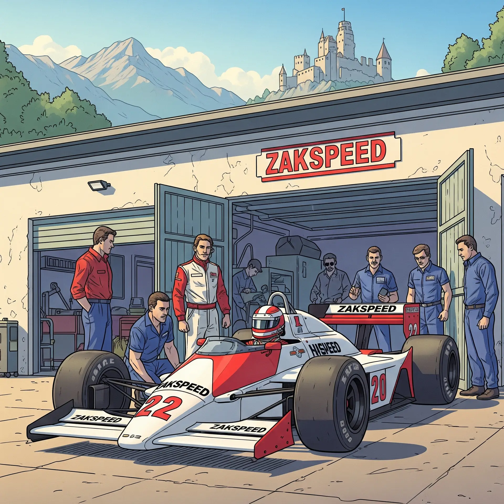 Zakspeed in der Formel 1: Ein ambitioniertes deutsches Unterfangen