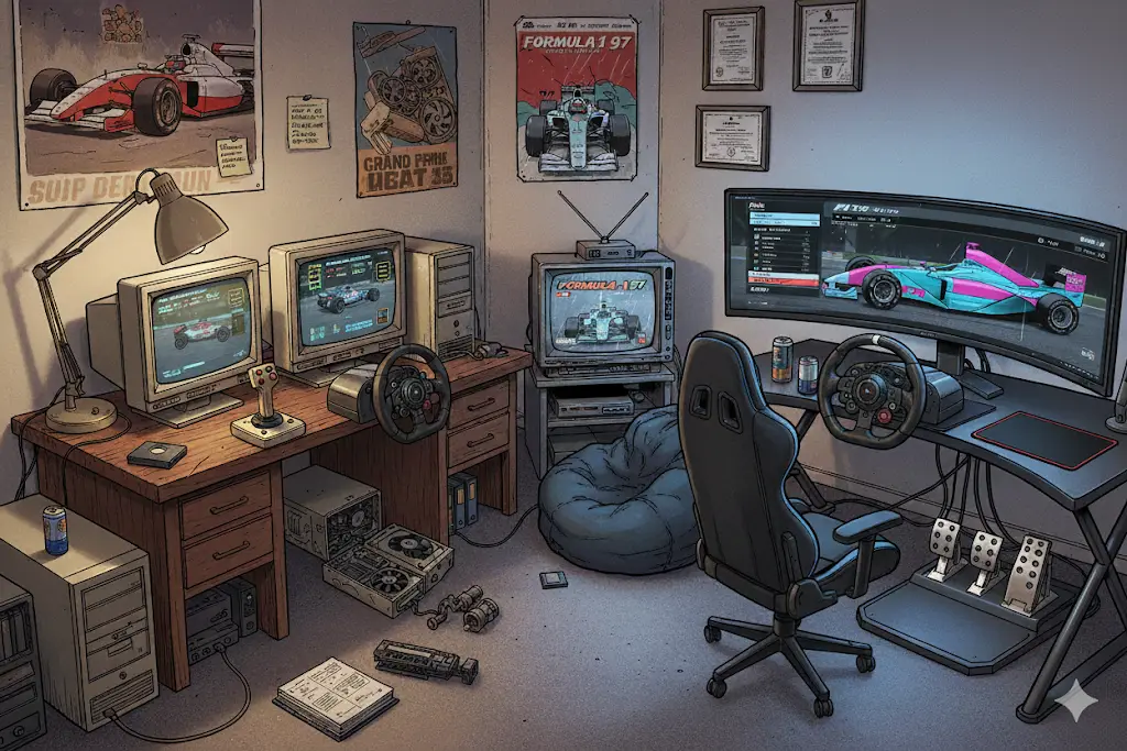 Von Polygonen zur Perfektion: Eine Chronik der Formel-1-Simulationen