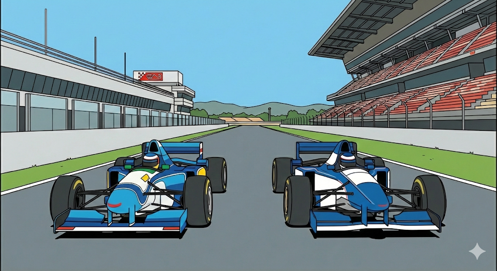 Doppelgänger in Blau: Die technische Anatomie der Ligier-Benetton-Affäre von 1995