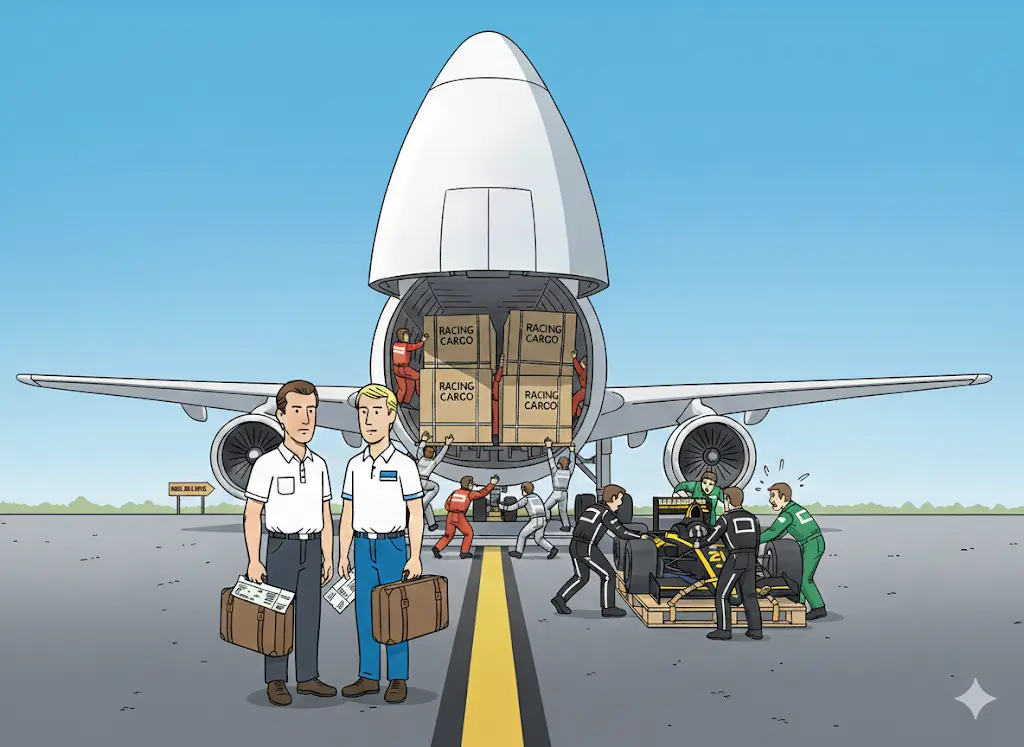 F1 2001 – KW 07: Kistenpacken und das große Schweigen