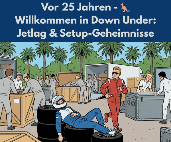 F1 2001 – KW 08: Jetlag, Asphalt und die Ruhe vor dem Sturm