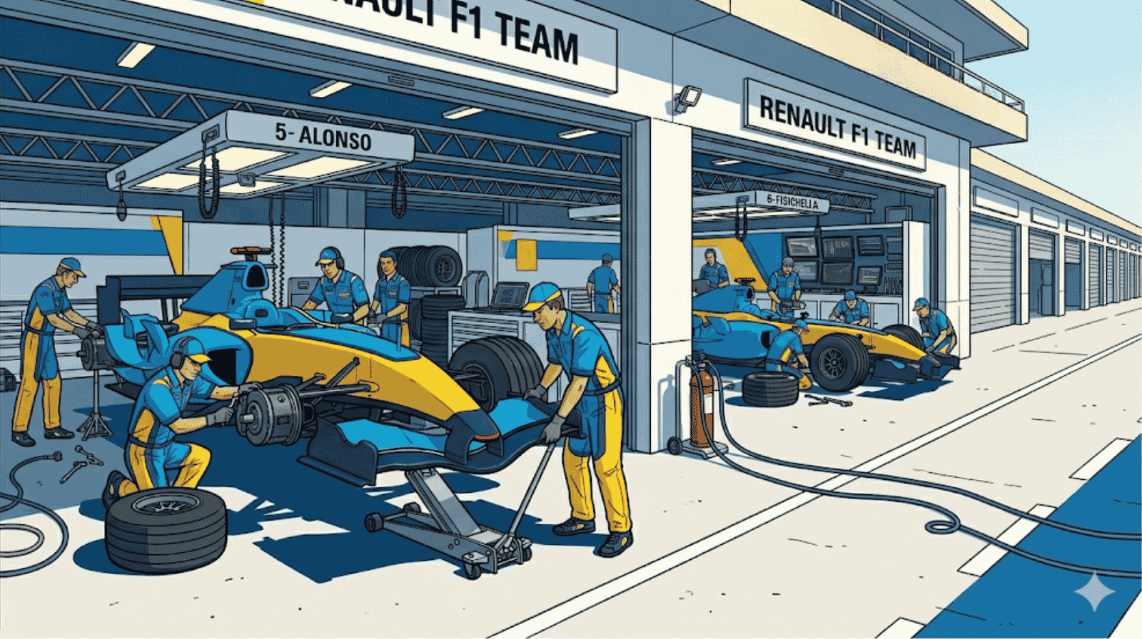 Das unsichtbare Pendel der Blauen Flotte: Wie Renault mit den Modellen R25 und R26 das Formel-1-Reglement austrickste
